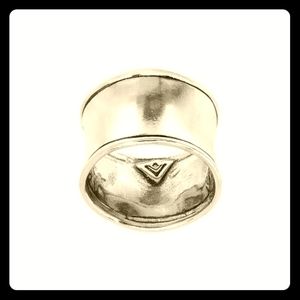 Silpada Hammered Ring Size 7